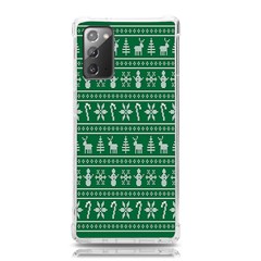 Wallpaper Ugly Sweater Backgrounds Christmas Samsung Galaxy Note 20 Tpu Uv Case by artworkshop