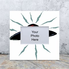 Alien Unidentified Flying Object Ufo White Box Photo Frame 4  X 6  by Sarkoni