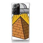 Unidentified Flying Object Ufo Under The Pyramid Samsung Galaxy Note 20 Ultra TPU UV Case Front