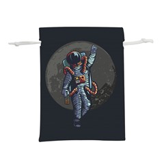 Illustration Drunk Astronaut Lightweight Drawstring Pouch (l) by Bedest