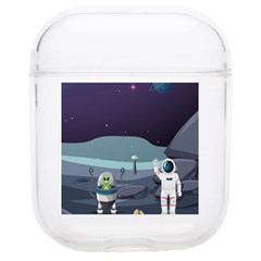 Alien Astronaut Scene Soft Tpu Airpods 1/2 Case by Bedest