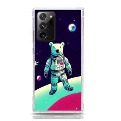 Bear Astronaut Futuristic Samsung Galaxy Note 20 Ultra Tpu Uv Case by Bedest