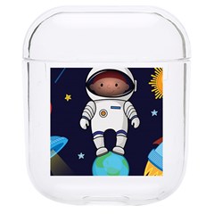 Boy Spaceman Space Rocket Ufo Planets Stars Hard Pc Airpods 1/2 Case by Ndabl3x