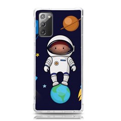Boy Spaceman Space Rocket Ufo Planets Stars Samsung Galaxy Note 20 Tpu Uv Case by Ndabl3x