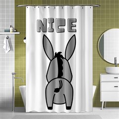 Donkey Ass Funny Nice Cute Floppy Shower Curtain 48  X 72  (small)  by Sarkoni