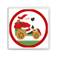 Christmas Santa Claus Memory Card Reader (square) by Sarkoni