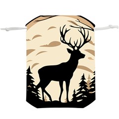 Deer Wildlife Lightweight Drawstring Pouch (xl) by Sarkoni