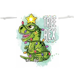 Dinosaur T-rex Dino Tyrannasaurus Lightweight Drawstring Pouch (xl) by Sarkoni