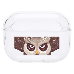 Owl Bird Feathers Hard Pc Airpods Pro Case by Sarkoni