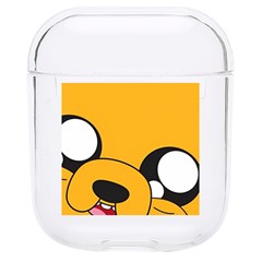 Adventure Time Cartoon Face Funny Happy Toon Hard Pc Airpods 1/2 Case by Bedest