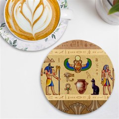 Egypt Horizontal Illustration Uv Print Round Tile Coaster by Hannah976