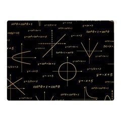 Abstract Math Pattern Two Sides Premium Plush Fleece Blanket (mini) by Hannah976