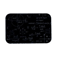 Mathematical Seamless Pattern With Geometric Shapes Formulas Open Lid Metal Box (silver)   by Hannah976