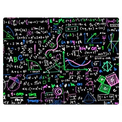 Math Linear Mathematics Education Circle Background Premium Plush Fleece Blanket (extra Small) by Hannah976