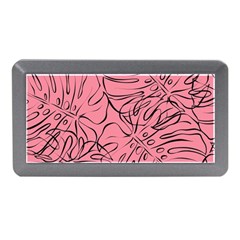 Pink Monstera Memory Card Reader (mini) by ConteMonfrey