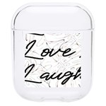 Live love laugh Monstera  Hard PC AirPods 1/2 Case Front