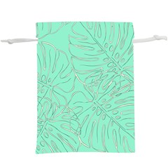 Ocean Monstera Lightweight Drawstring Pouch (xl) by ConteMonfrey