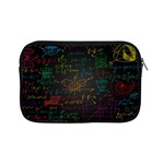 Mathematical Colorful Formulas Drawn By Hand Black Chalkboard Apple iPad Mini Zipper Cases Front