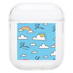 Seamless Pattern Vector Owl Cartoon With Bugs Soft Tpu Airpods 1/2 Case by Apen