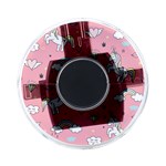 Cute Unicorn Seamless Pattern On-the-Go Memory Card Reader Back