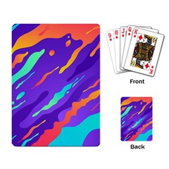 Multicolored Abstract Background Playing Cards Single Design (rectangle) by Apen