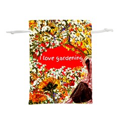 Garden Lover Lightweight Drawstring Pouch (l) by TShirt44