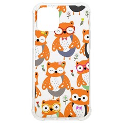 Cute Colorful Owl Cartoon Seamless Pattern Iphone 12/12 Pro Tpu Uv Print Case by Apen