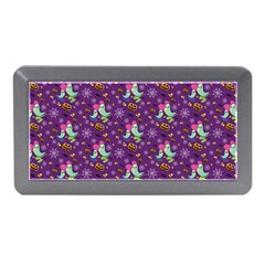 Pumpkin Ghost Skeleton Pattern Memory Card Reader (mini) by Jatiart