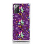 Pumpkin Ghost Skeleton Pattern Samsung Galaxy Note 20 TPU UV Case Front