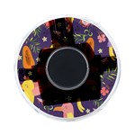 Exotic Seamless Pattern With Parrots Fruits On-the-Go Memory Card Reader Back