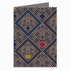 Pattern Seamless Antique Luxury Greeting Card by Ravend