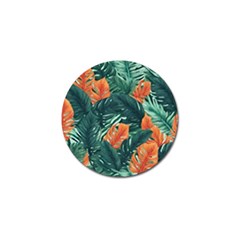 Green Tropical Leaves Golf Ball Marker (10 Pack) by Jack14