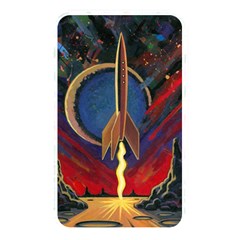 Rocket Painting Memory Card Reader (rectangular) by Cendanart