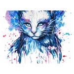 Cat Premium Plush Fleece Blanket (Extra Small) 40 x30  Blanket Front