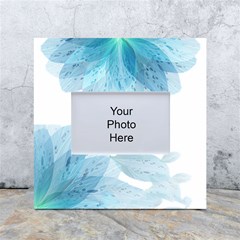 Blue-flower White Box Photo Frame 4  X 6  by saad11