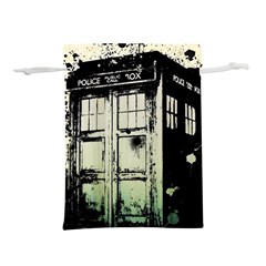 Doctor Who Tardis Lightweight Drawstring Pouch (s) by Cendanart