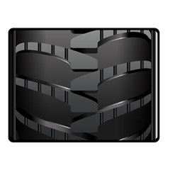 Tire Two Sides Fleece Blanket (small) by Ket1n9