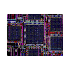 Cad Technology Circuit Board Layout Pattern Premium Plush Fleece Blanket (mini) by Ket1n9