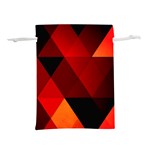 Abstract Triangle Wallpaper Lightweight Drawstring Pouch (S) Back