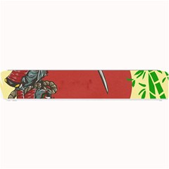 Meme Samurai Artwork Japaneses Small Bar Mat by Cendanart