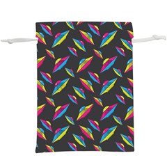 Alien Patterns Vector Graphic Lightweight Drawstring Pouch (xl) by Ket1n9