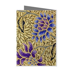 Traditional Art Batik Pattern Mini Greeting Cards (pkg Of 8) by Ket1n9