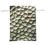 Ocean Pattern Lightweight Drawstring Pouch (XL) Back
