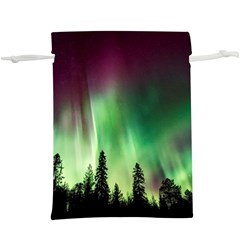 Aurora Borealis Northern Lights Lightweight Drawstring Pouch (xl) by Ket1n9