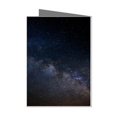 Cosmos Dark Hd Wallpaper Milky Way Mini Greeting Cards (pkg Of 8) by Ket1n9