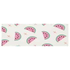Watermelon Wallpapers  Creative Illustration And Patterns Banner And Sign 12  X 4  by Ket1n9