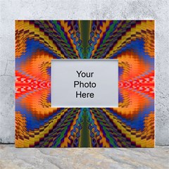Casanova Abstract Art-colors Cool Druffix Flower Freaky Trippy White Wall Photo Frame 5  X 7  by Ket1n9