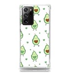 Cute Seamless Pattern With Avocado Lovers Samsung Galaxy Note 20 Ultra TPU UV Case Front