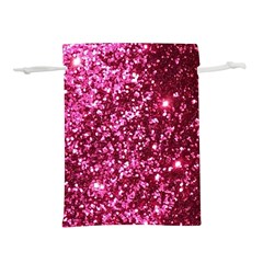 Pink Glitter Lightweight Drawstring Pouch (s) by Hannah976