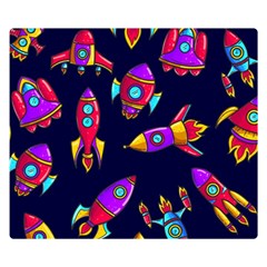 Space Patterns Premium Plush Fleece Blanket (small) by Hannah976